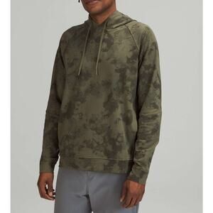 Lululemon City Sweat Pullover Hoodie Orbital Tie Dye Medium Olive Multi Green XS